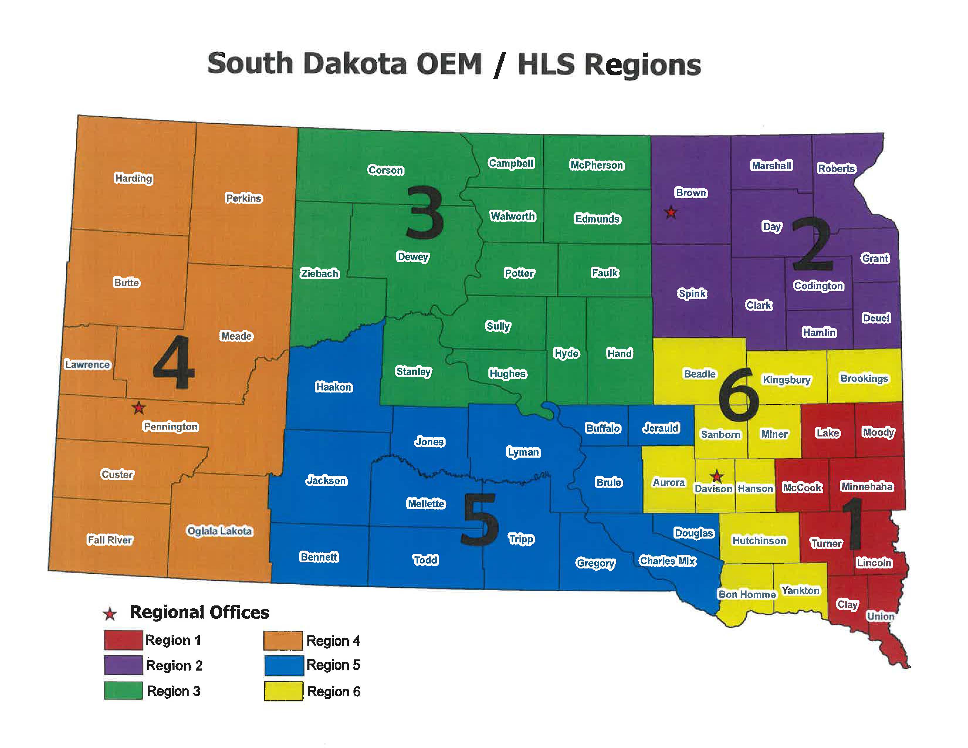 OEM Regions Map